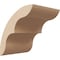 Ekena Millwork 5-inch W x 6-inch D x 6-inch H Ozark Rough Cedar Woodgrain TimberThane Knee Brace, Primed BRCUR05X06X06OZKRCPR - alternate 1